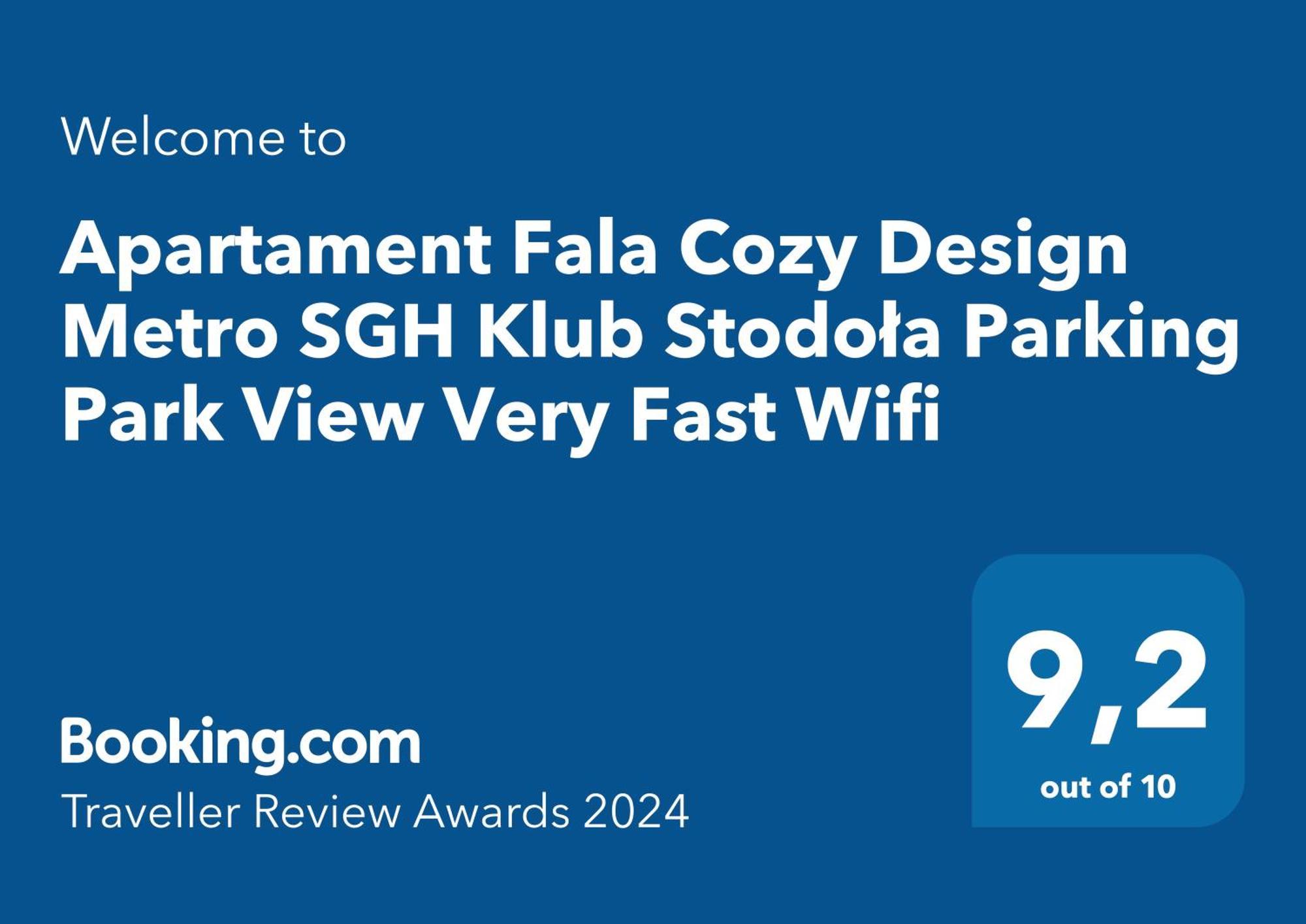Apartament Fala Metro Sgh Klub Stodola Parking Parkview Fast Wifi Varšava Exteriér fotografie