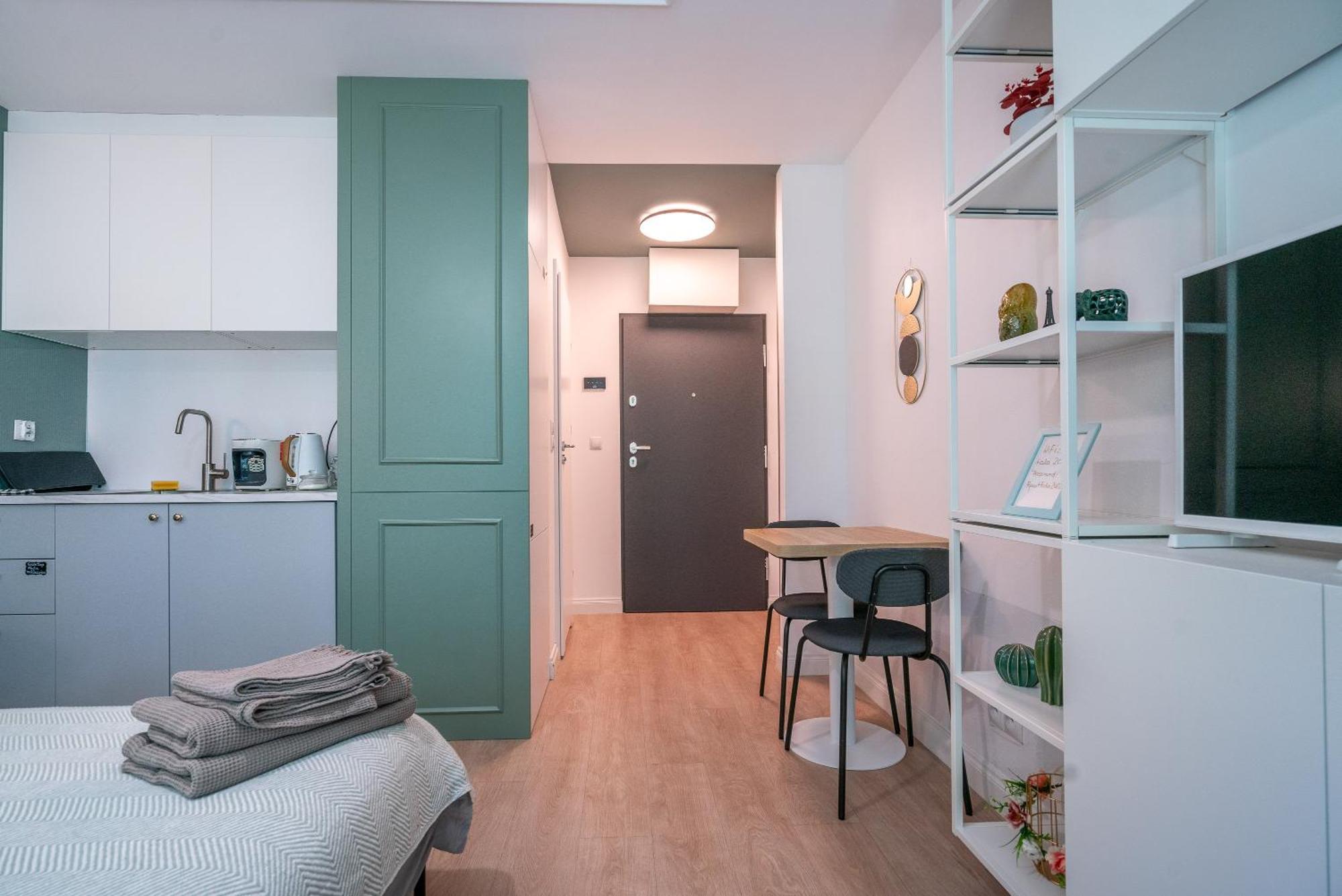 Apartament Fala Metro Sgh Klub Stodola Parking Parkview Fast Wifi Varšava Exteriér fotografie