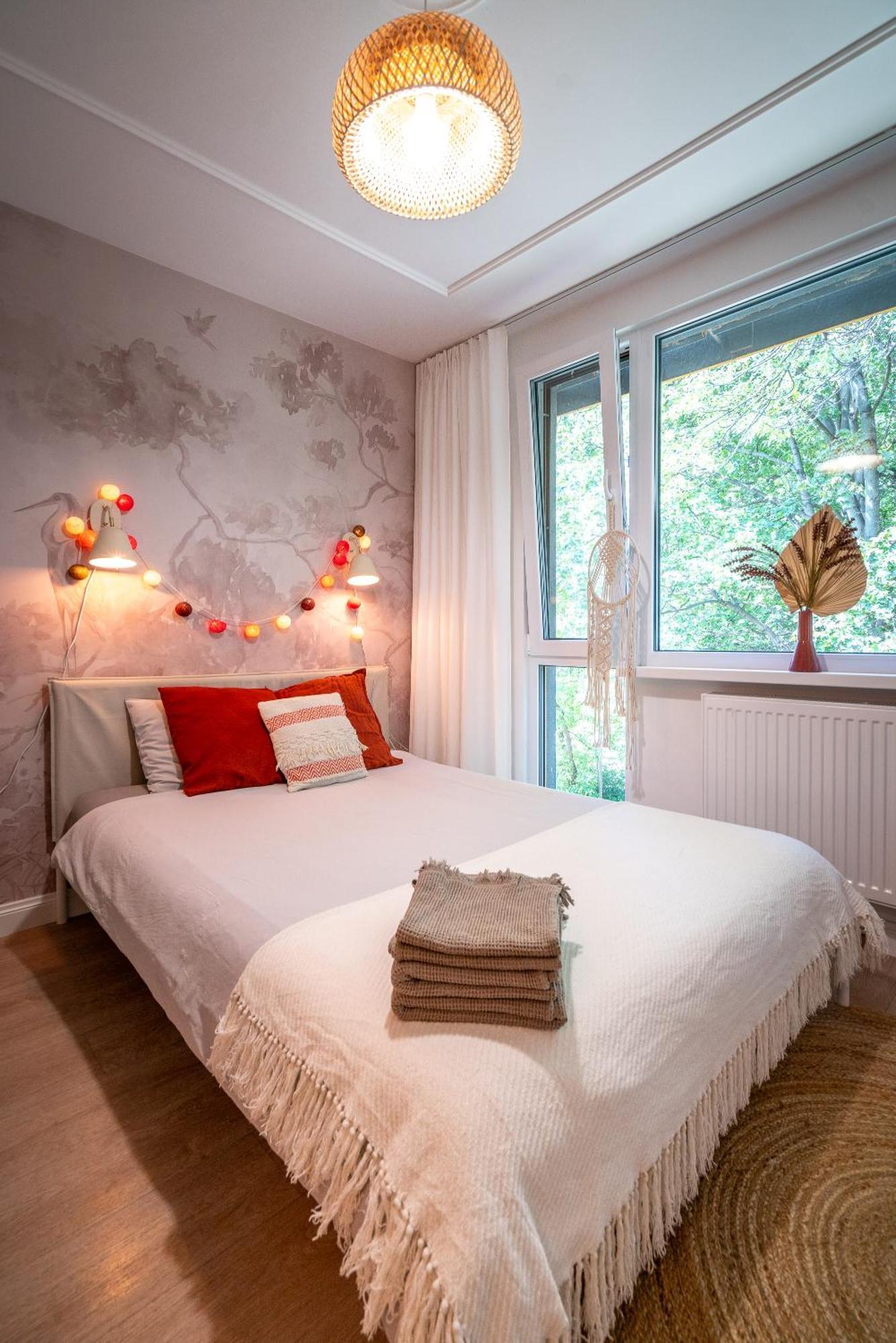 Apartament Fala Metro Sgh Klub Stodola Parking Parkview Fast Wifi Varšava Exteriér fotografie