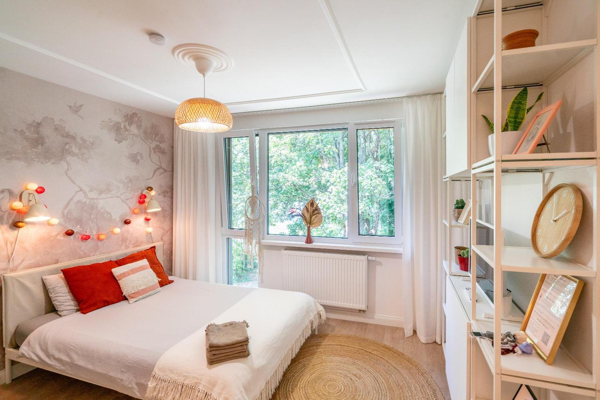 Apartament Fala Metro Sgh Klub Stodola Parking Parkview Fast Wifi Varšava Exteriér fotografie